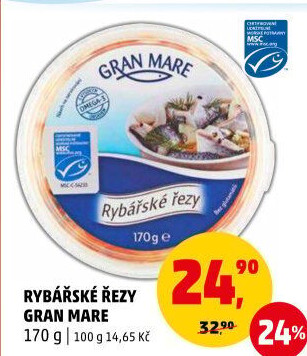 Řezy rybářské Gran Mare