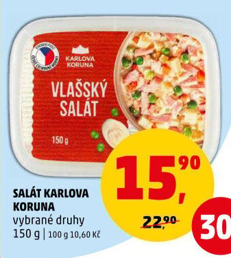 Saláty Karlova Koruna