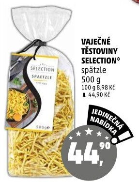 Špecle vaječné Selection
