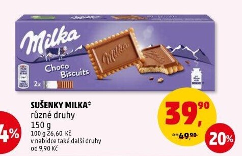Sušenky Milka