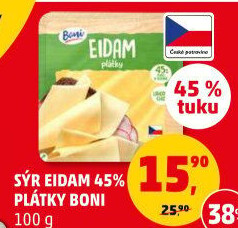 Sýr Eidam 45% Boni