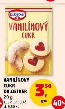 Vanilínový cukr Dr. Oetker