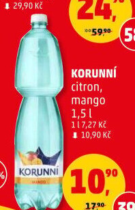 Voda ochucená Korunní