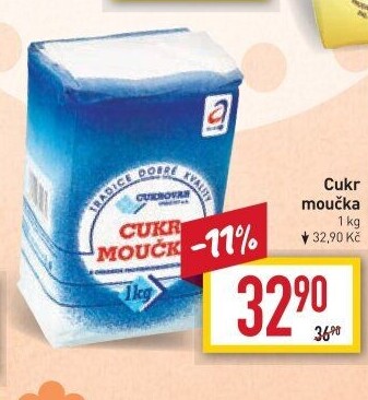 Cukr moučka Cukrovar Vrbátky
