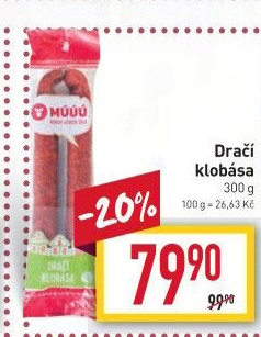 Dračí klobása Maso uzeniny Písek