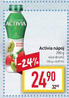 Jogurtový nápoj Activia Danone