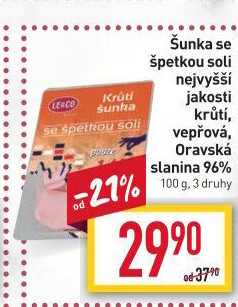 Krůtí šunka se špetkou soli LE&amp