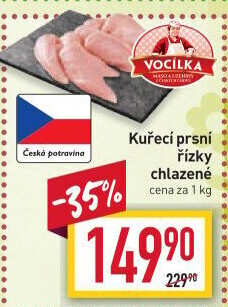 Kuřecí prsní řízky Vocílka