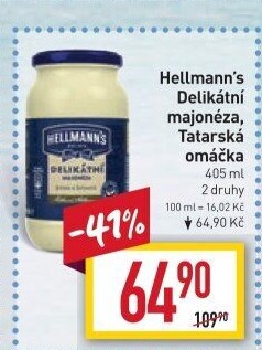 Majonéza delikátní Hellmann'