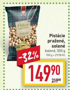Pražené pistácie IBK Trade