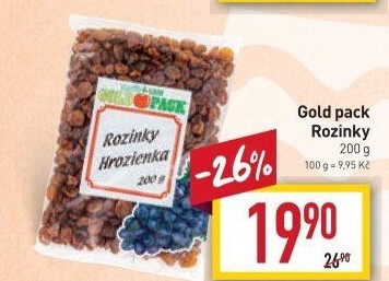 Rozinky Natürlich Gold Pack