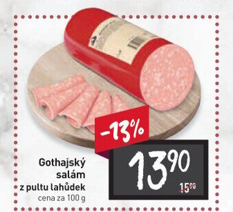 Salám Gothaj Kostelecké uzeniny