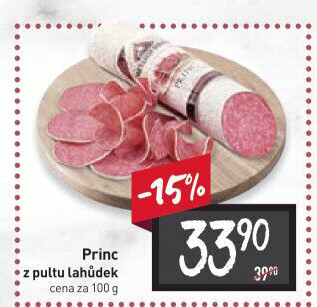 Salám Princ Kostelecké uzeniny