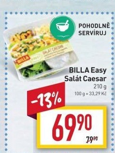 Salát Caesar Easy Billa