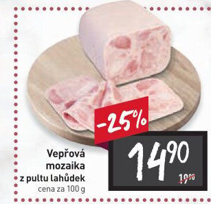 Šunka vepřová mozaika