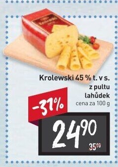 Sýr Krolewski 45% Milkpol