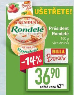 Sýr termizovaný Rondelé President