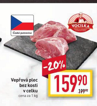 Vepřová plec bez kosti Vocílka