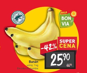Banány Billa Bonvia