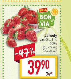 Jahody Billa Bonvia