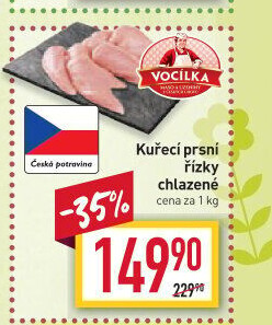 Kuřecí prsní řízky Vocílka