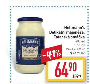 Majonéza delikátní Hellmann'