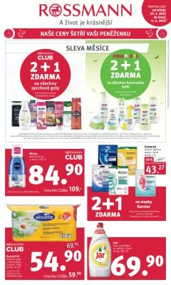 akční leták ROSSMANN drogerie 29.3.2023-11.4.2023