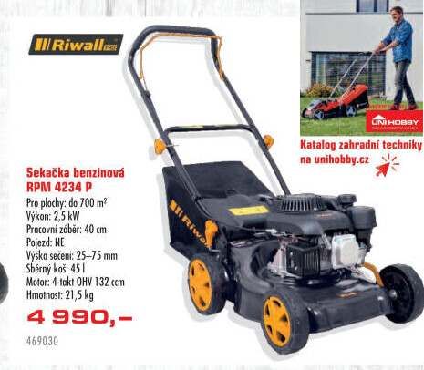 Benzínová sekačka Riwall RPM4234P