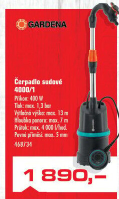 Čerpadlo sudové Gardena 4000/1