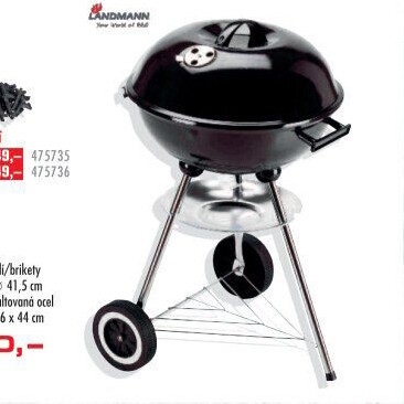 Gril na dřevěné uhlí BBQ Landmann