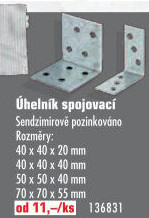 Konzole - úhelník