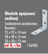 Konzole - úhelník
