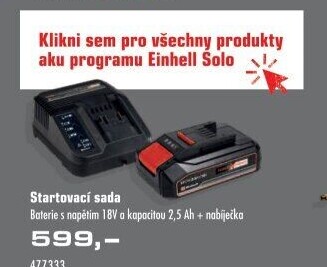 Nabíječka a akumulátor Einhell Power-X-Change