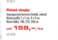 Plotový sloupek dřevěný