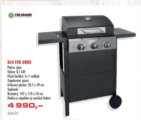 Plynový gril Fieldmann FZG3003