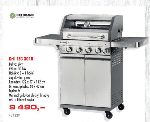 Plynový gril Fieldmann FZG3018