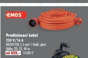Prodlužovací spojka Emos