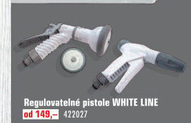 Stříkací regulovatelná pistole na hadici White Line