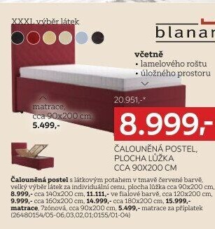 ČALOUNĚNÁ POSTEL