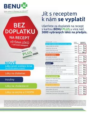 akční leták BENU Lékárna 1.4.2023-30.4.2023