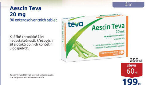 Aescin Teva 20 mg