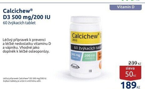 Calcichew® D3 500 mg/200 IU