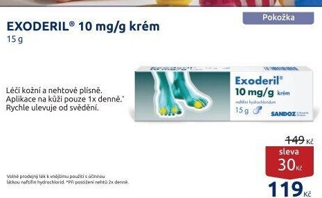 EXODERIL® 10 mg/g krém
