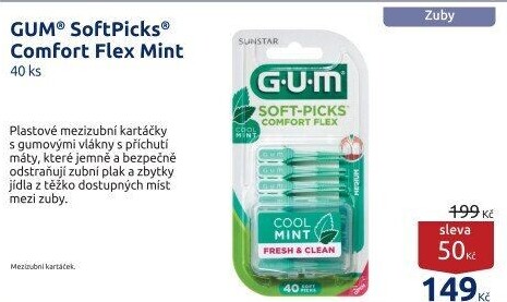 GUM® SoftPicks® Comfort Flex Mint