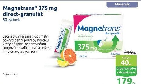 Magnetrans® 375 mg direct-granulát