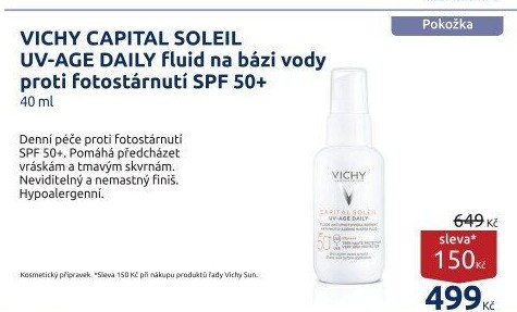 VICHY CAPITAL SOLEIL UV-AGE DAILY fluid na bázi vody proti fotostárnutí SPF 50+