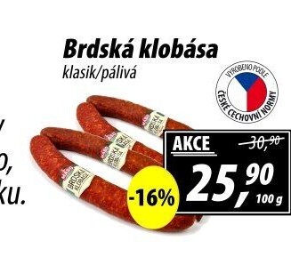 Brdská klobása Maso Příbram