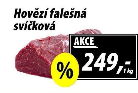 Hovězí plec kulatá - falešná svíčková