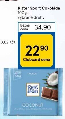 Čokoláda Sport Ritter