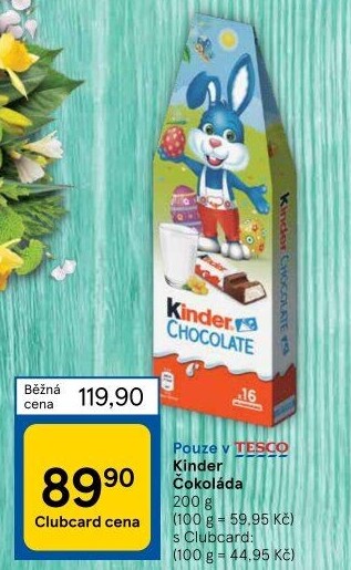 Čokoládky Kinder